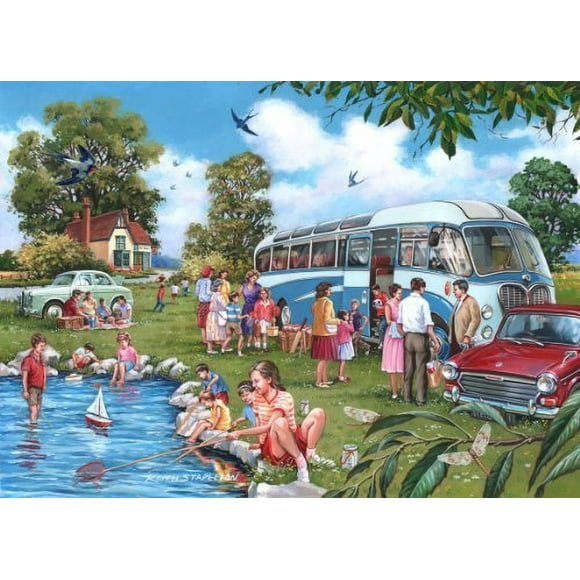 The House of Puzzles - Coach Trip - 500 Piece Jigsaw Puzzle