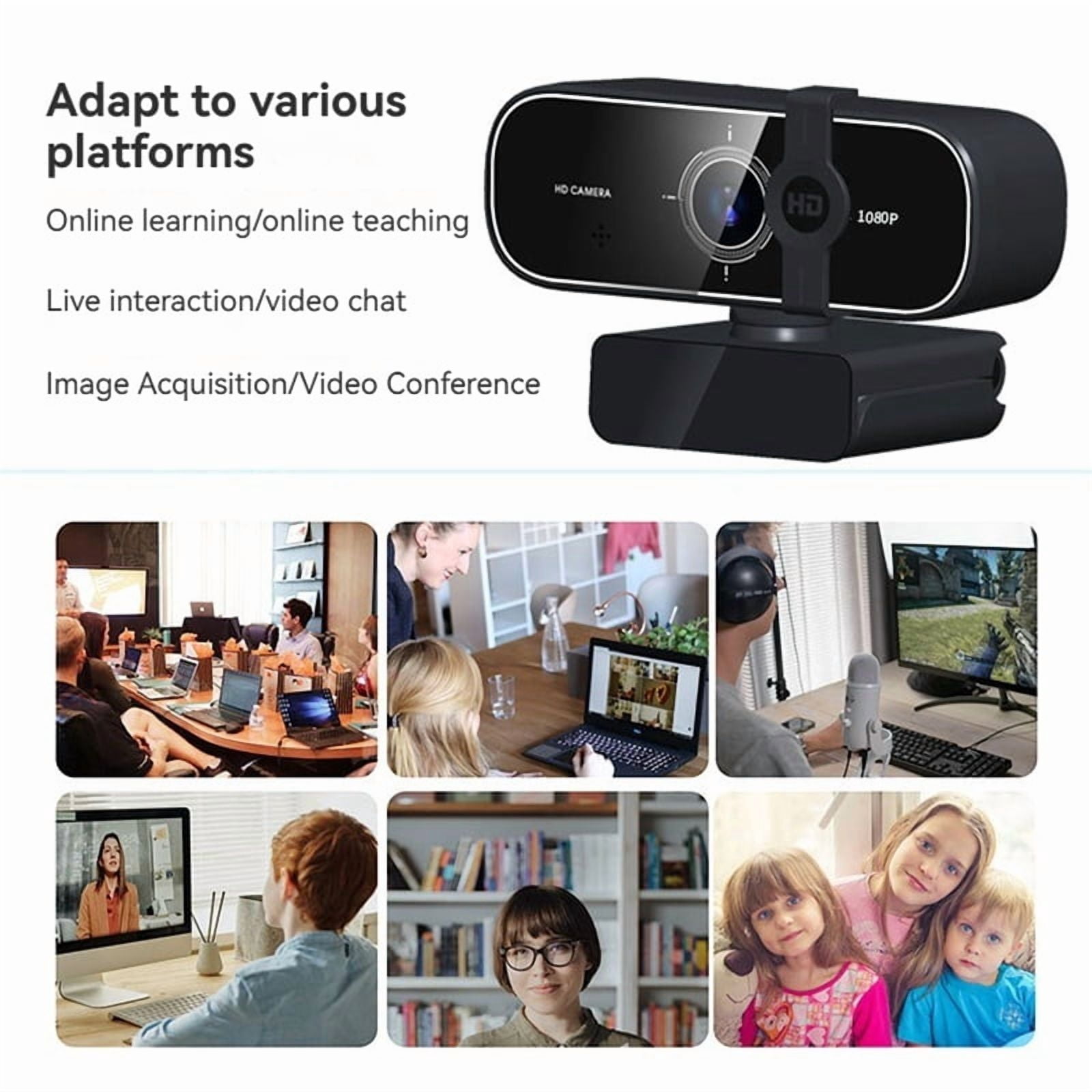 1080p 30fps Mini Web Computer Camera Webcam For Pc With Dual Microphone 30fps Full Hd 1080p Usb Video Camera 5 Styles