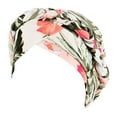 thumbnail image 2 of AKEGAMN Ethnic Pre-Tied Braid Hair Wrap Turban Headwear for Women Polyester, Green One Size, 2 of 4