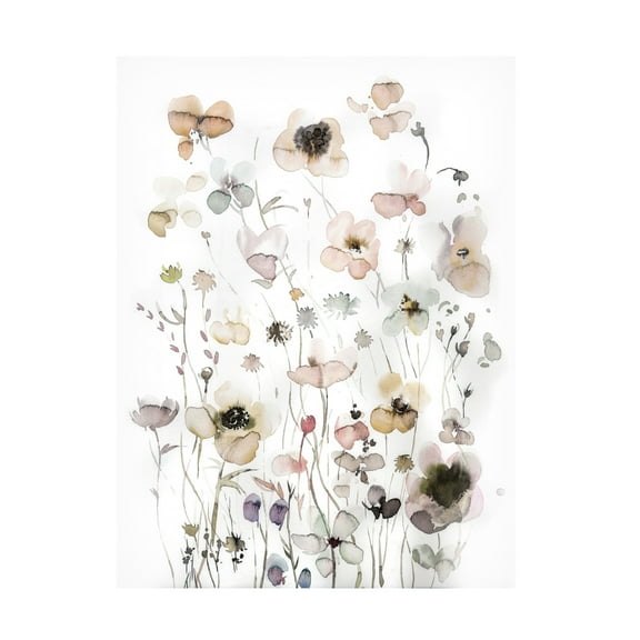 Canvas Wall Art - Incado 'Bloom' Wall Art for Living Room, Bedroom, or Office Décor by Trademark Fine Art - 14 x 19 Inches
