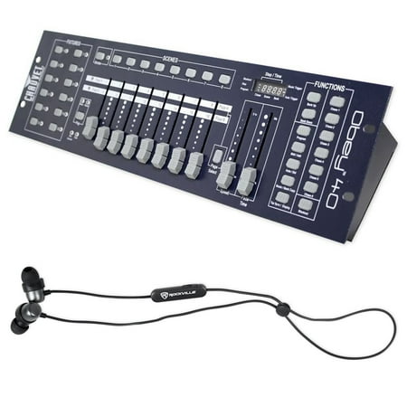 Chauvet DJ OBEY40 Universal DMX-512 Light Controller w/192 Ch.+Midi+Earbuds