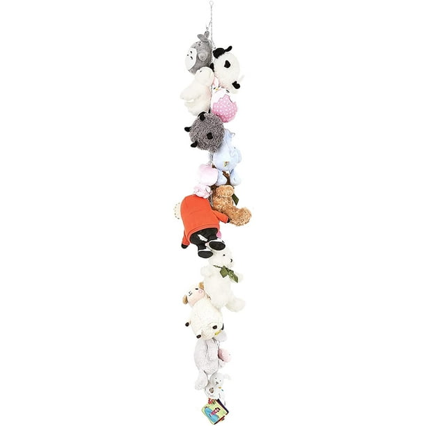Golden Home Stuffed Animal Toy Holder Hanging Toy Storage Display Organizer Simple Metal Kids Toys Chain with 20 Clips Stuff Animals Plush Toy Hammock for Nursery Play Room Bedroom Kid Room - Golden Home Stuffed Animal Toy Holder Hanging Toy Storage Display Organizer Simple Metal Kids Toys Chain with 20 Clips Stuff Animals Plush Toy Hammock for Nursery Play Room Bedroom Kid Room -