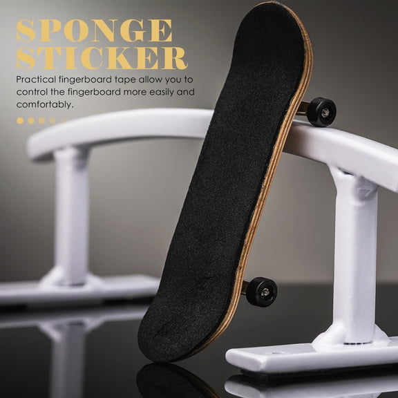 LOLIPPYY 6pcs Adhesive Grip Tape for Fingerboards Non-skid Foams for Daily Use