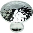 thumbnail image 1 of Hickory Hardware P2170-CH Craftsman Collection Round Hammered Knob, Chrome, 1-1/4 Inch Diameter, 1 of 2