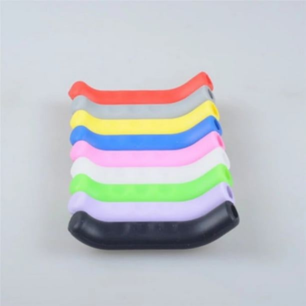 2@# Bike Silicone Handle Cover Bicycle Brake Lever Protection Cover Brake Handle Silicone Sleeve ST-A1 Motorcycle ElectricalWhite 1pair He Qiyong unisex