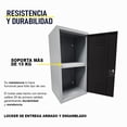 thumbnail image 4 of Locker Casillero Multiusos Alvek 1 Puerta con Ventilación Color Negro — Sistema para Candado, 4 of 5