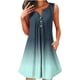 thumbnail image 1 of Vestido sin Mangas para las Mujeres Gradiente Impreso Botón Suéter Cuello Redondo Vestido, Vestido de Fiesta de Poliéster para Diario, Caso de Exposición Y Primavera Verano, 1 of 4