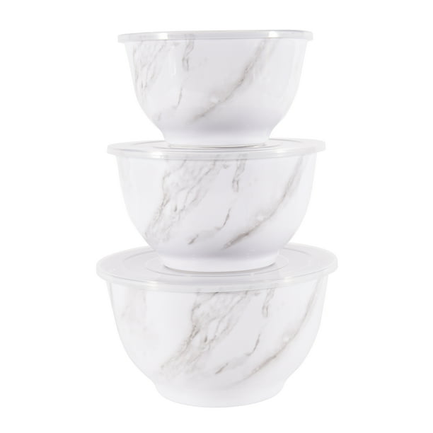 Better Homes & Gardens 6Piece Melamine Serving Bowl Set with Lids