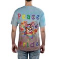 thumbnail image 5 of Peace Love Pride Abyssinian with Rainbow Sunglasses LGBT LGBTQ+ All Over Print 3D Shirt Unisex Merch Cat Lover Kitten Owner Gifts - 01004, 5 of 6