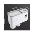 thumbnail image 4 of Porta Cepillos Dentales xtellar color blanco Pared Con Dispensador De Pasta, 4 of 4
