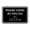 Black, variant on Classic Framed Please Clean As You Go Sign (Navy Blue / White) - Medium