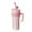Pink, variant on HBBKVI 42oz Water Bottle with Straw and Handle, Stainless Steel Flask Tumbler, Insulated Water Bottle Beige