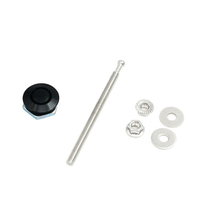 Youkk Car Modification Lightweight And Stylish Hood Lock Multiple Styles Available black DP17-25 1Set