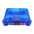 thumbnail image 4 of Reemplace la funda translúcida de la consola retro para Nintendo N64 (transparente) azul, 4 of 5