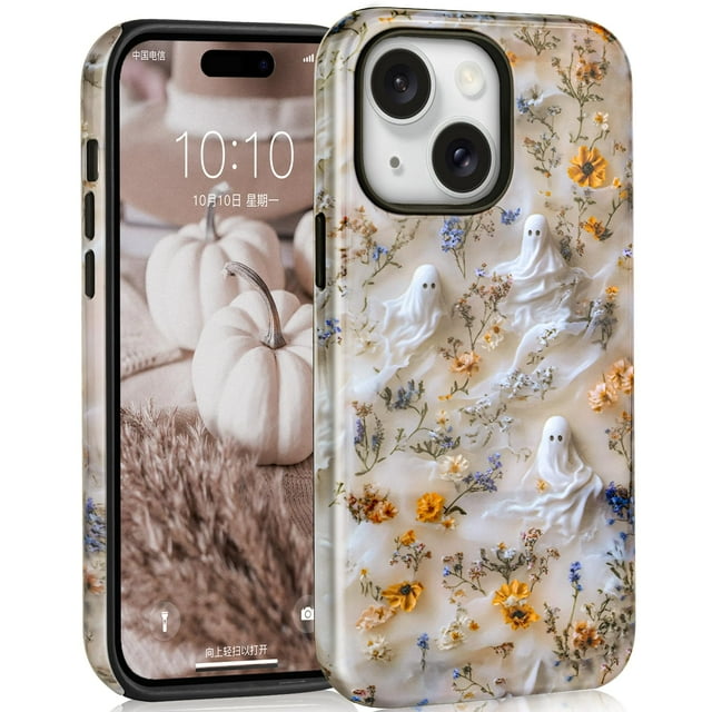 Funda de teléfono Mainrenka Halloween Skull para iPhone 13