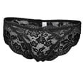 thumbnail image 1 of Pantalones cortos de cintura baja con bordado básico para mujer, bragas, ropa interior L, 1 of 8