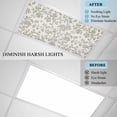 thumbnail image 4 of Spring Flowers Fluorescent Light Covers, Farmhouse Sage Green Pastoral Floral Leaf Magnetic Light Covers for Ceiling Lights, Fluorescent Ceiling Shade for Classroom Bedroom Office 4x2Ft x 3PCS, 4 of 8