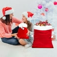 thumbnail image 5 of Christmas Drawstring Bags,Red Velvet Gift Bags for Santa Claus,Holiday Surprise Packaging,Perfect for Home Decoration & Christmas Parties,Festive Drawstring Backpack Bags for Gifts,15.7x11.8in, 5 of 8