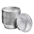 thumbnail image 1 of 10-Inch Aluminum Dutch Oven Liner Pans | Disposable Cake Pan and Extra Deep Aluminum Foil Pans for Baking, Freezing, and Storage | Durable Aluminum Round Baking Pans | 100 Count, 1 of 4