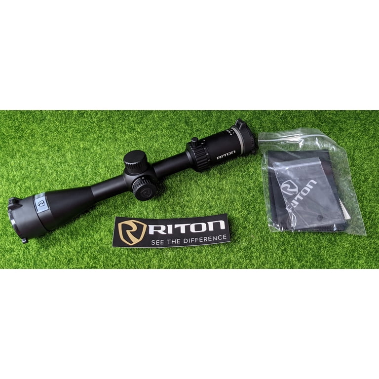 Riton X1 Primal 4-16x44mm Rifle Scope with Integrated Throw Lever