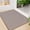 Khaki, variant on Indoor Front Door Mat 17"x30", Non Slip Braided Low-Profile Welcome Entry Mat Door Mat Indoor Entrance, Rubber Backing Washable Dirt Resistant & Absorbent Inside Entryway Doormat, Dark Gray
