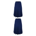 thumbnail image 4 of Guardurnaity midi favorecedora en : plisada de diseño elegante y sexy negra Faldas Diseño favorecedor azul M azul METRO 2piezas, 4 of 6