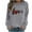 Gray, variant on WXLWZYWL Trendy Sweatshirts For Women 2023 Women Casual Valentine'S Day Printing Long Sleeve Tops Hoodless Sweatshirts