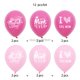 thumbnail image 1 of 12pcs/lot happy Mother's day Father's day balloon father mother day decorations i love you best mom ever best dad ever balloons Gao Jinjia LED, 1 of 2