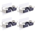 thumbnail image 1 of 4Pcs Mop Holders Multi-function Self Adhesive Storage Racks Wall-mounted Mop Broom Clips for Home Kitchen Bathroom, 1 of 7