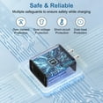 thumbnail image 6 of Type C Block, 2 Pack PD 20W USB C Charger Block with 6FT USB C to C Charging Cable, Type C Charger Block Fast Charging USB C Brick Cube Charger Station Power Base Compatible for iPhone Samsung, Black, 6 of 7