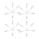 thumbnail image 1 of 4 unids / set 6 brazos repuesto de cepillo lateral repuestos accesorios para aspiradoras Macarena Cepillo lateral para aspiradora, 1 of 8