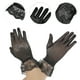 thumbnail image 2 of Guantes bloqueadores de sol con lazo de encaje para mujeres, color negro, 1 par de Unique Bargains, 2 of 5