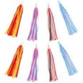 thumbnail image 2 of WEUVEB Bike Handlebar Streamers, Assorted Colors, Plastic, 4 Pairs, Kids Accessories,, 2 of 8