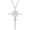 04-Apr Birthstone - Simulated Diamond, variant on FANCIME Birthstone Cross Necklace for Women Birthstone Necklace Heart Infinity Cross Pendant Necklace Fine Jewelry Christmas Birthday Holiday Gifts for Her, 16"+2" Inches