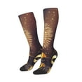 thumbnail image 2 of Fotbe Happy New Year print Women's Men's Novelty Crew Socks Cotton Socks Knee High Socks for Walking,Running,Nurses,Pregnancy, 2 of 9