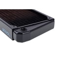thumbnail image 3 of Alphacool NexXxos ST30 Full Copper X-Flow Radiator 240, 120mm x 2, Dual Fan, Black, 3 of 5