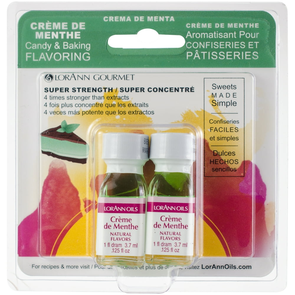 Candy & Baking Flavoring .125oz 2/PkgCreme De Menthe