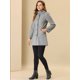 thumbnail image 3 of INSPIRE CHIC Abrigo de invierno de manga larga con capucha y un solo pecho para mujer Gris XS, 3 of 6