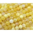 thumbnail image 4 of 6mm 15.5 Inches Yellow Fire Agate Faceted Round Beads Genuine Gemstone Natural Jewelry Making, 4 of 4