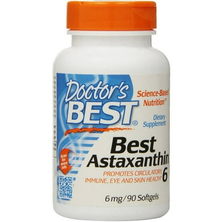 Doctor's Best Astaxanthin 6mg, 90 CT