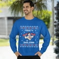 thumbnail image 3 of Christmas Sweatshirt, Frosty The Swoleman Funny Christmas Sweatshirt, Muscular Snowman Ugly Holiday Jumper, Festive Gym Lover Gift for Weightlifters & Fitness Fans, 3 of 5