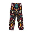 thumbnail image 5 of Sigee Colorful Mexican2 Print Men's Pajama Pants - Soft Lounge Sleep Bottoms with Elastic Waistband and Pockets-Small, 5 of 9
