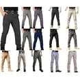 thumbnail image 1 of cllios Men's Outdoor Cargo Pants Rip Stop Lightweight Waterproof Military Work Cargos Work Hiking Pants Multi Pockets, 1 of 4
