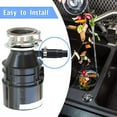 thumbnail image 2 of Woeilo Dishwasher Drain Hose Adapteratible with Insinkerator Garbage Disposals, Dishwasher Hose Connector Include 1 Inlet Connector, 1 Hose Clamp and 3 Spring Clamps (1 Set), 2 of 5