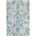 thumbnail image 6 of SAFAVIEH Madison Hope Floral Paisley Area Rug, Cream/Turquoise, 9' x 12', 6 of 10