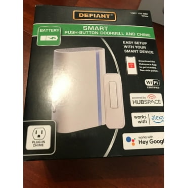 Defiant Wireless Wi-Fi Smart Plug-in Doorbell DF-3015-00