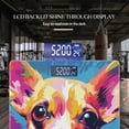 thumbnail image 3 of Bathroom Scale, Highly Accurate Digital Body Scale,Precisely Measures Weight up to 400 lbs-Colorful Chihuahua With Colorful Background, 3 of 4