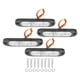 thumbnail image 3 of Luz de seguridad para automóvil, 4 piezas, luz reflectora para automóvil, lámpara reflectora LED LE Ds, luz reflectora probada profesionalmente, 3 of 9