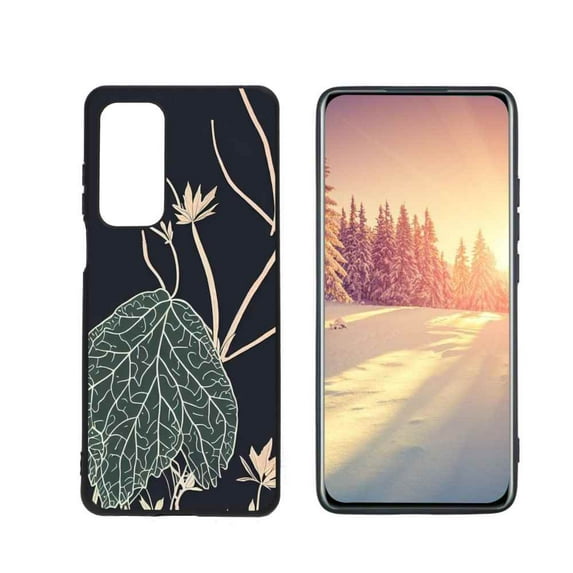 Compatible with Motorola MOTO Edge 5G UW Phone Case, Leaves-50 Case Men Women, Flexible Silicone Shockproof Case for Motorola MOTO Edge 5G UW