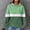 Green, variant on Womens Trendy Sweatshirts Long Sleeve Comfy Pullover Loose Fit Drawstring Hoodies Patchwork Lounge Fall Sweatshirt